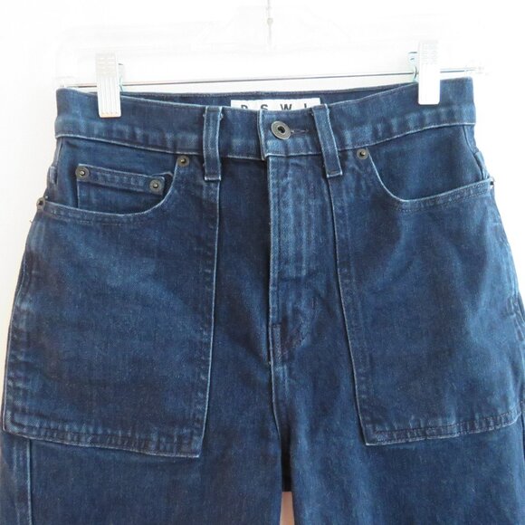 PROENZA SCHOULER WHITE LABEL High Rise Kick Flare Cropped Jeans - Size 25 - Picture 3 of 14